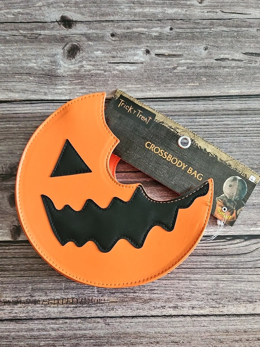 🎆 SALE! NWT Trick 'R Treat Orange Jack-o'-Lantern Crossbody Bag